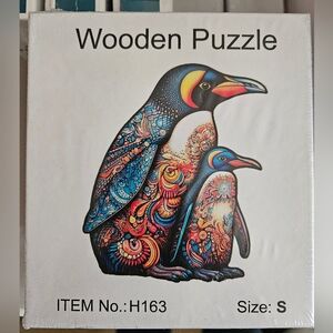 Penguin Wooden Puzzle, NWT